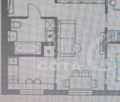 2-комн, 42кв м, этаж 2/4 пер Чаплыгина, 3
