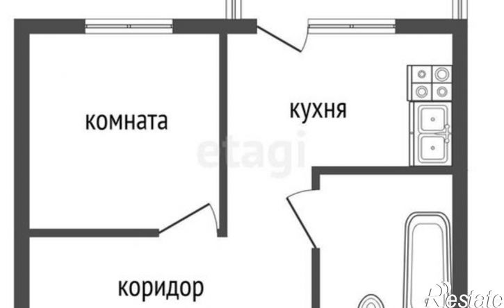 1-комн квартира улица Чайковского, 2,  д. 2