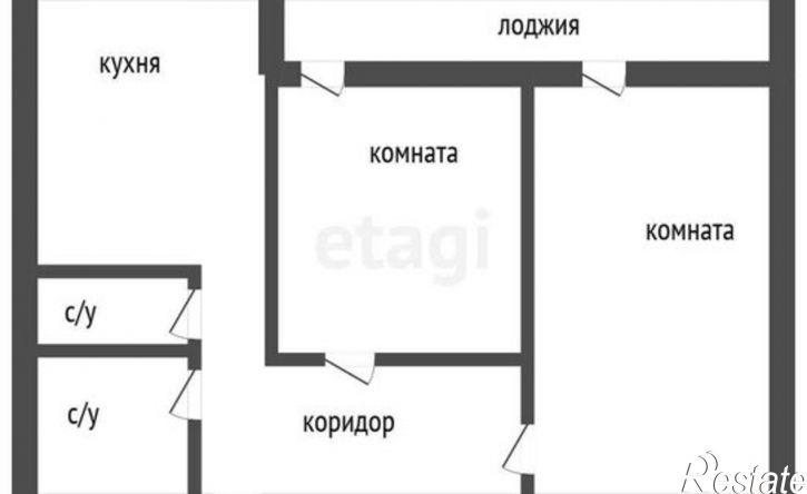 2-комн квартира Воронеж, улица Туполева, 24