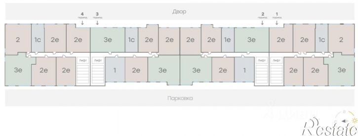 1-комн квартира в новом доме Новоусманский район