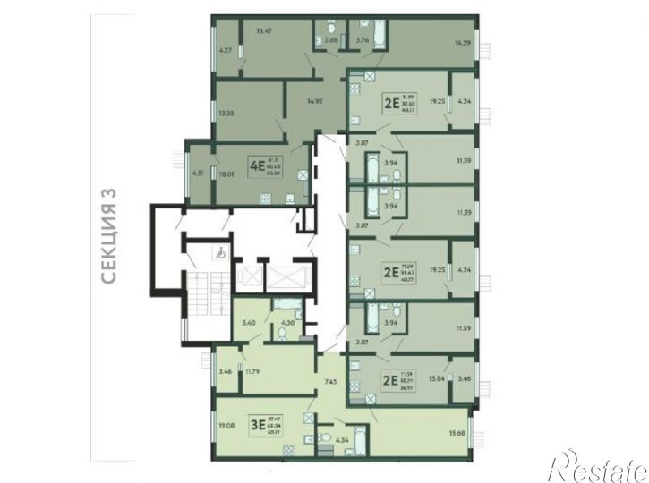 3-комн квартира в новом доме б-р Художников, 2,  д. 2
