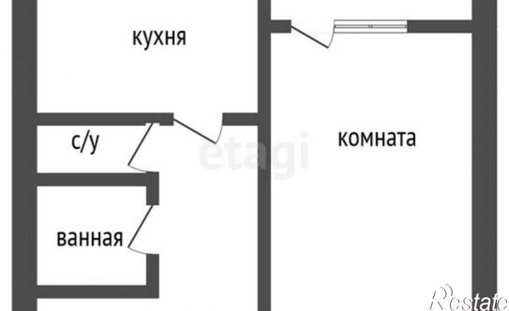 1-комн квартира село Новая Усмань, Полевая улица, 10А
