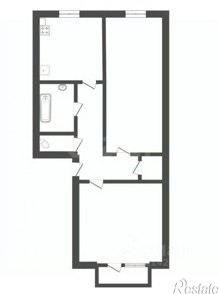 2-комн квартира ул Рябиновая, 8,  д. 8