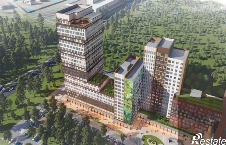 2-комн квартира в новом доме Московский проспект, 136