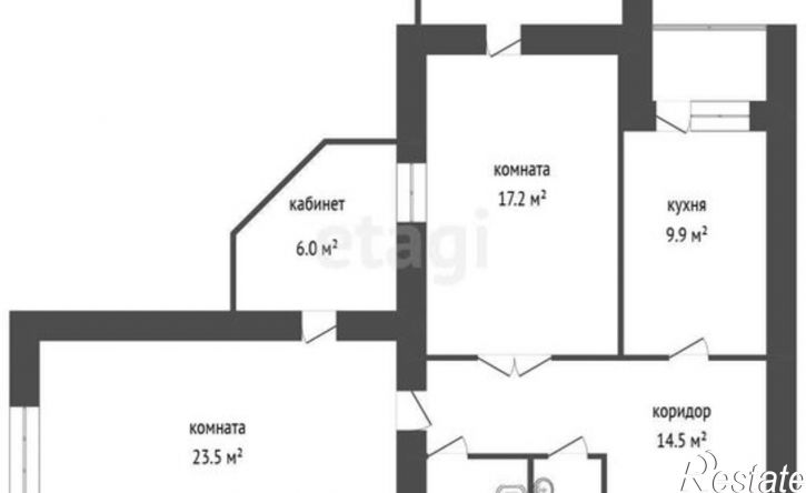 3-комн квартира Воронеж, Ленинский проспект, 71А