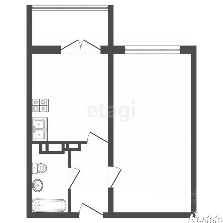 1-комн квартира Новоусманский район