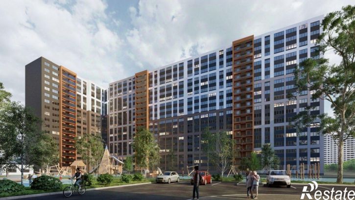 2-комн квартира в новом доме улица Фёдора Тютчева, 107