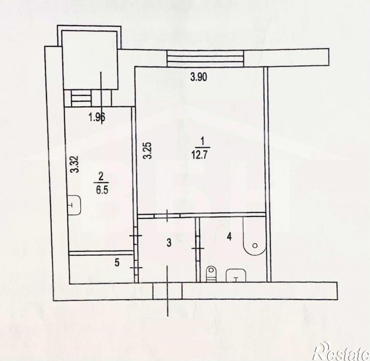 1-комн квартира ул Набережная, 10а,  д. 10а