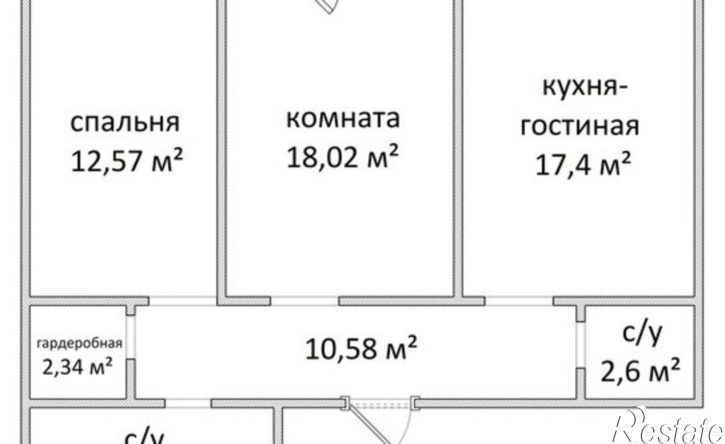 2-комн квартира Рамонский район, Яменское сельское поселение, посёлок Солнечный, Кленов