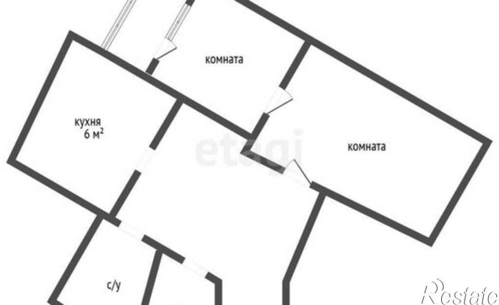 2-комн квартира Воронеж, улица Чебышева, 16