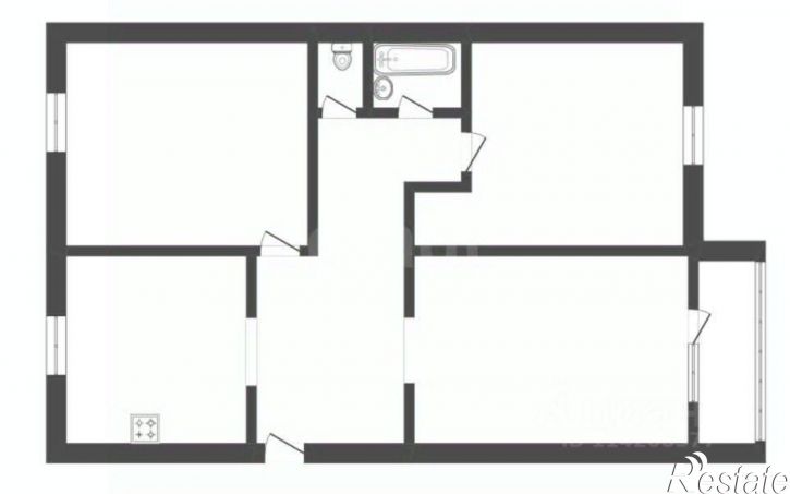 3-комн квартира