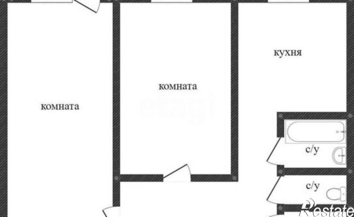 2-комн квартира Воронеж, Московский проспект, 92