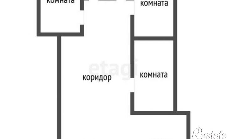 3-комн квартира Воронеж, улица Туполева, 15Б