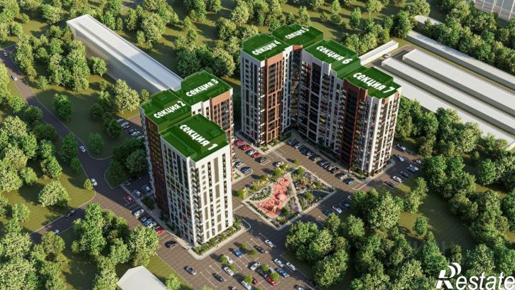 2-комн квартира в новом доме улица Ломоносова